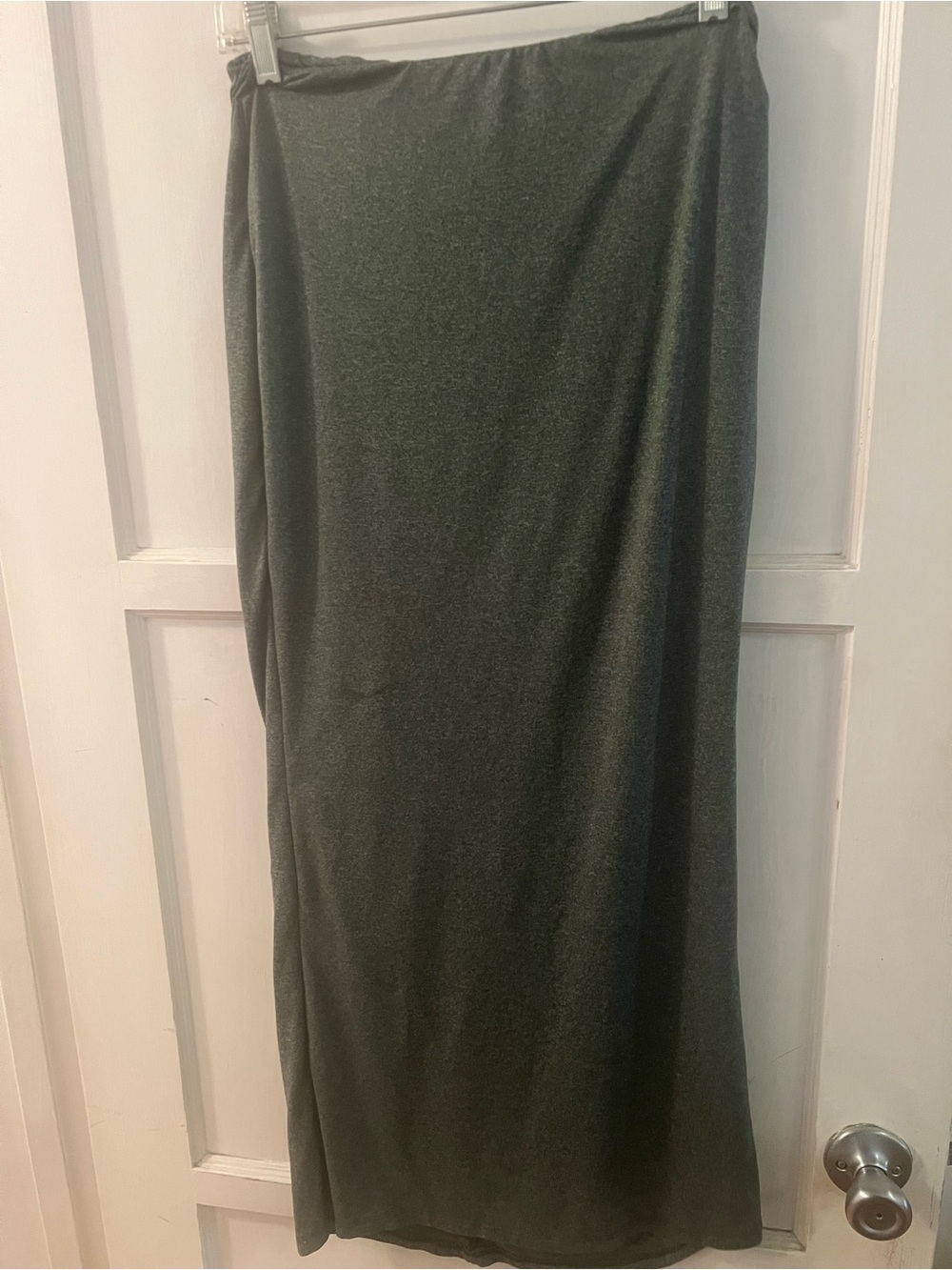 Dark Gray Maxi Skirt